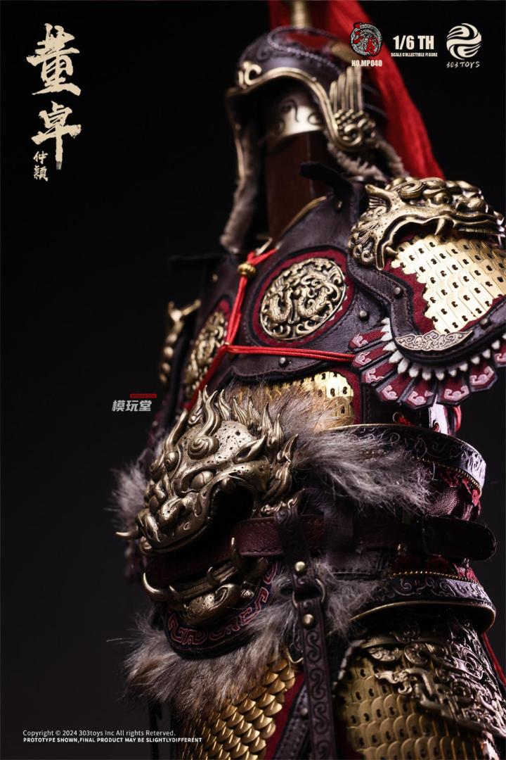 303TOYS 1/6 『三国志シリーズ』董卓 仲穎 純銅豪華.Ver MP040 Dong