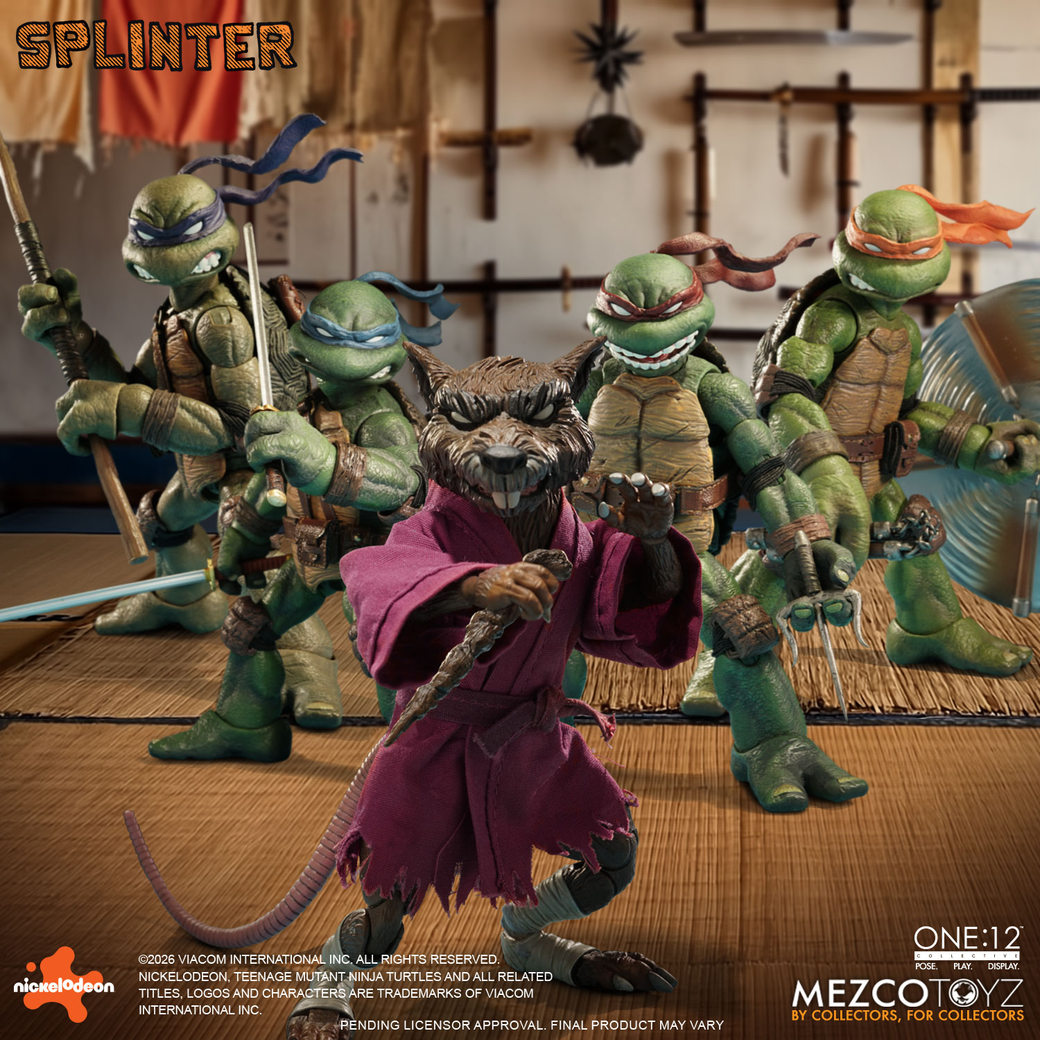 予約 Mezco Toyz 1/12 『ティーンエイジ・ミュータント・ニンジャ
