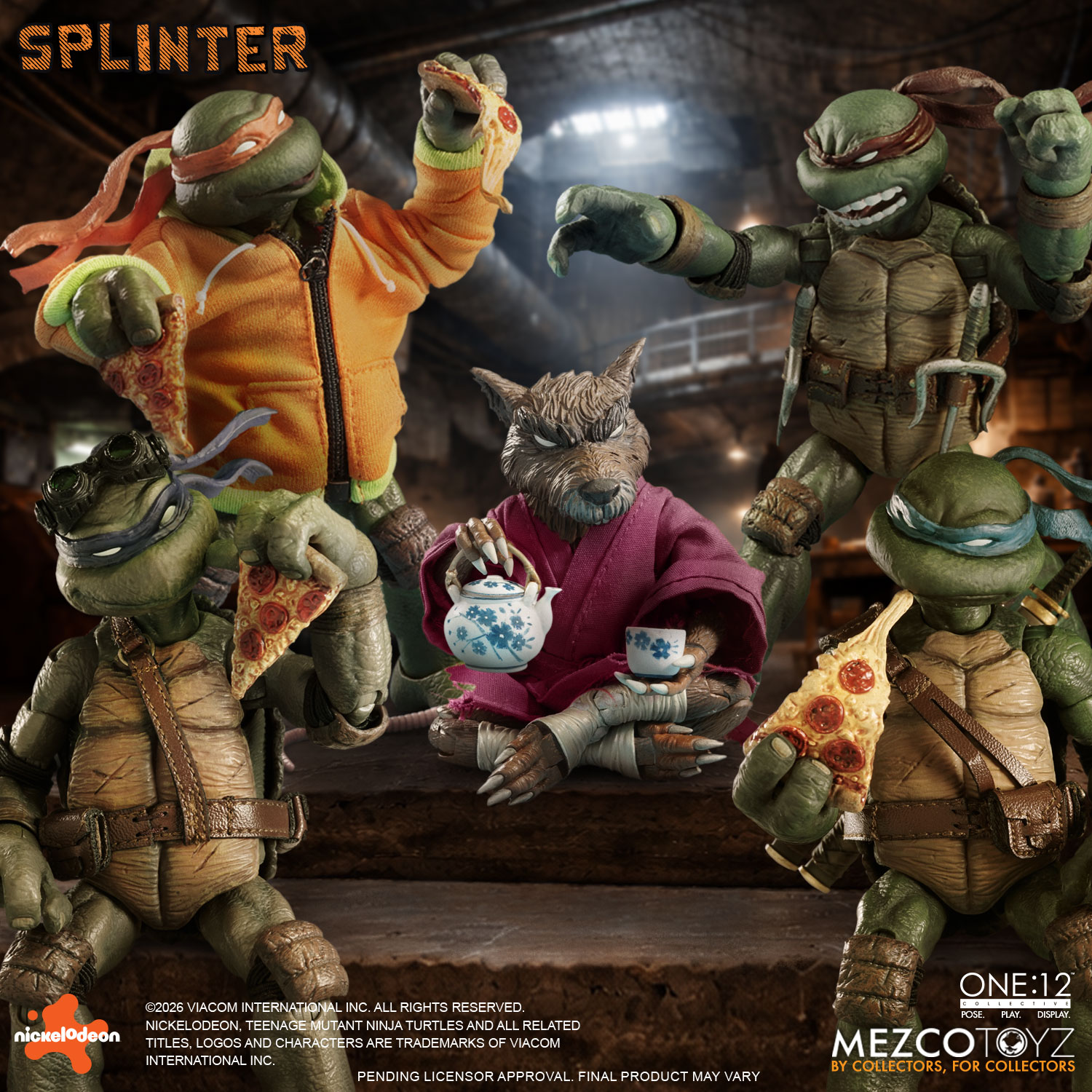 予約 Mezco Toyz 1/12 『ティーンエイジ・ミュータント・ニンジャ