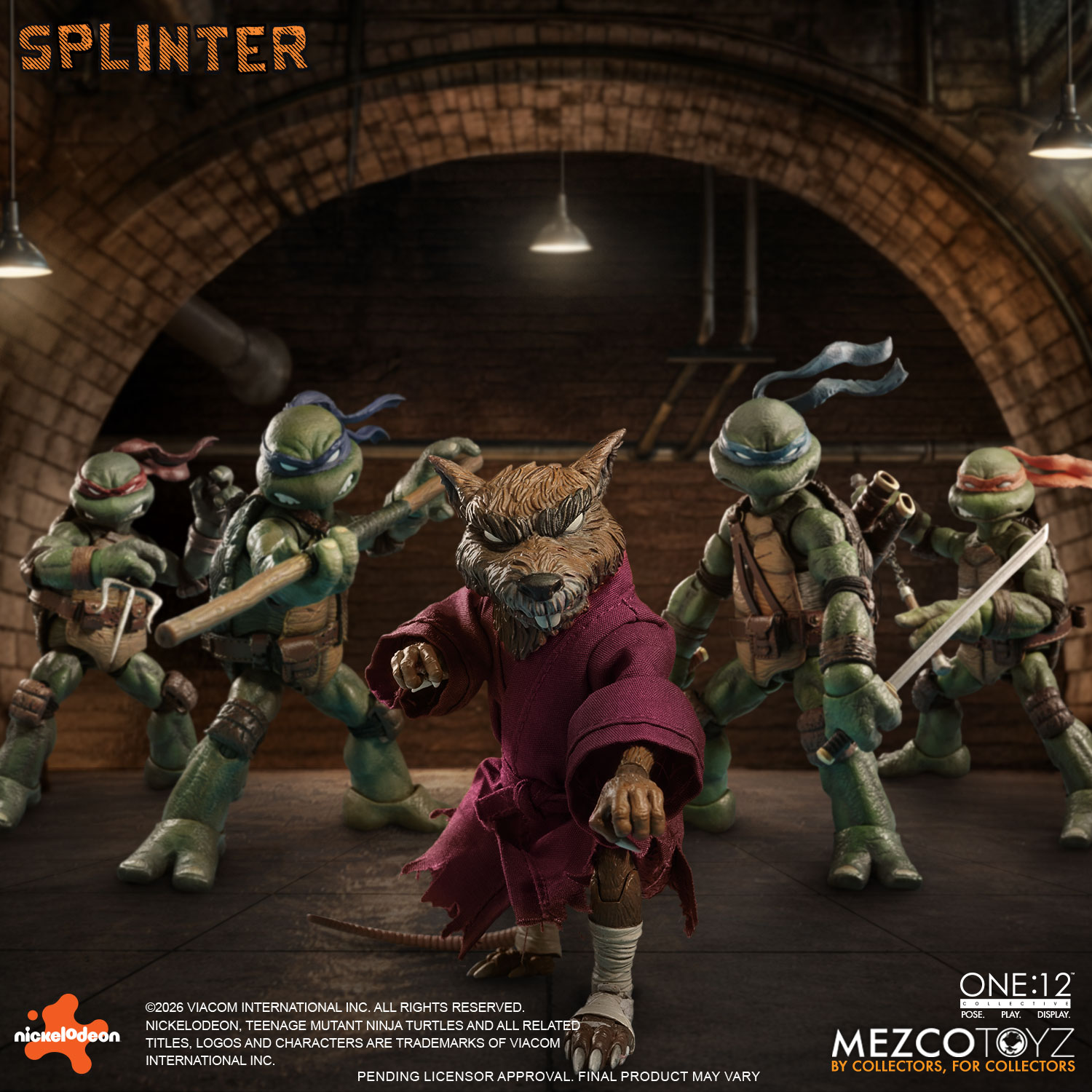 予約 Mezco Toyz 1/12 『ティーンエイジ・ミュータント・ニンジャ