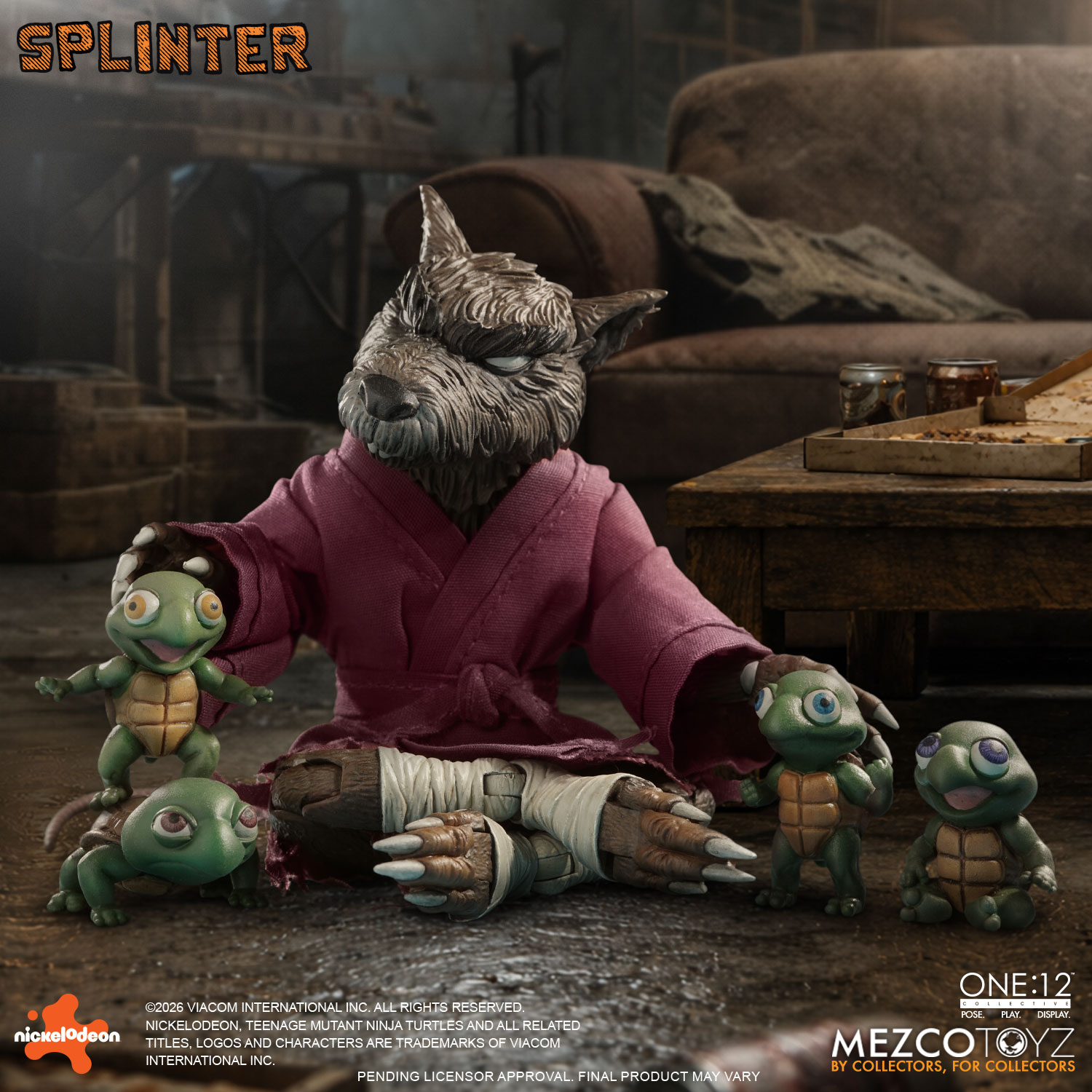 予約 Mezco Toyz 1/12 『ティーンエイジ・ミュータント・ニンジャ