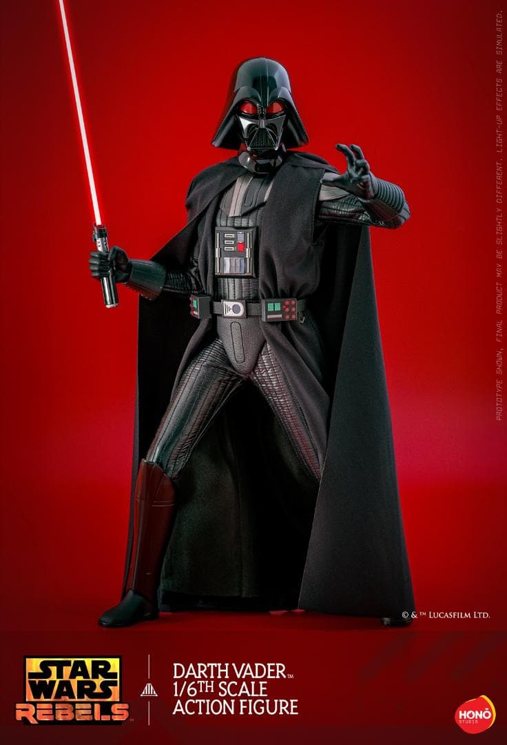 TEM STUDIO 6インチ　1/12 ダース・ベイダーフィギュア 未開封新品 Hono Studio / 炎スタジオ 1/6 『スター・ウォーズ 反乱者たち