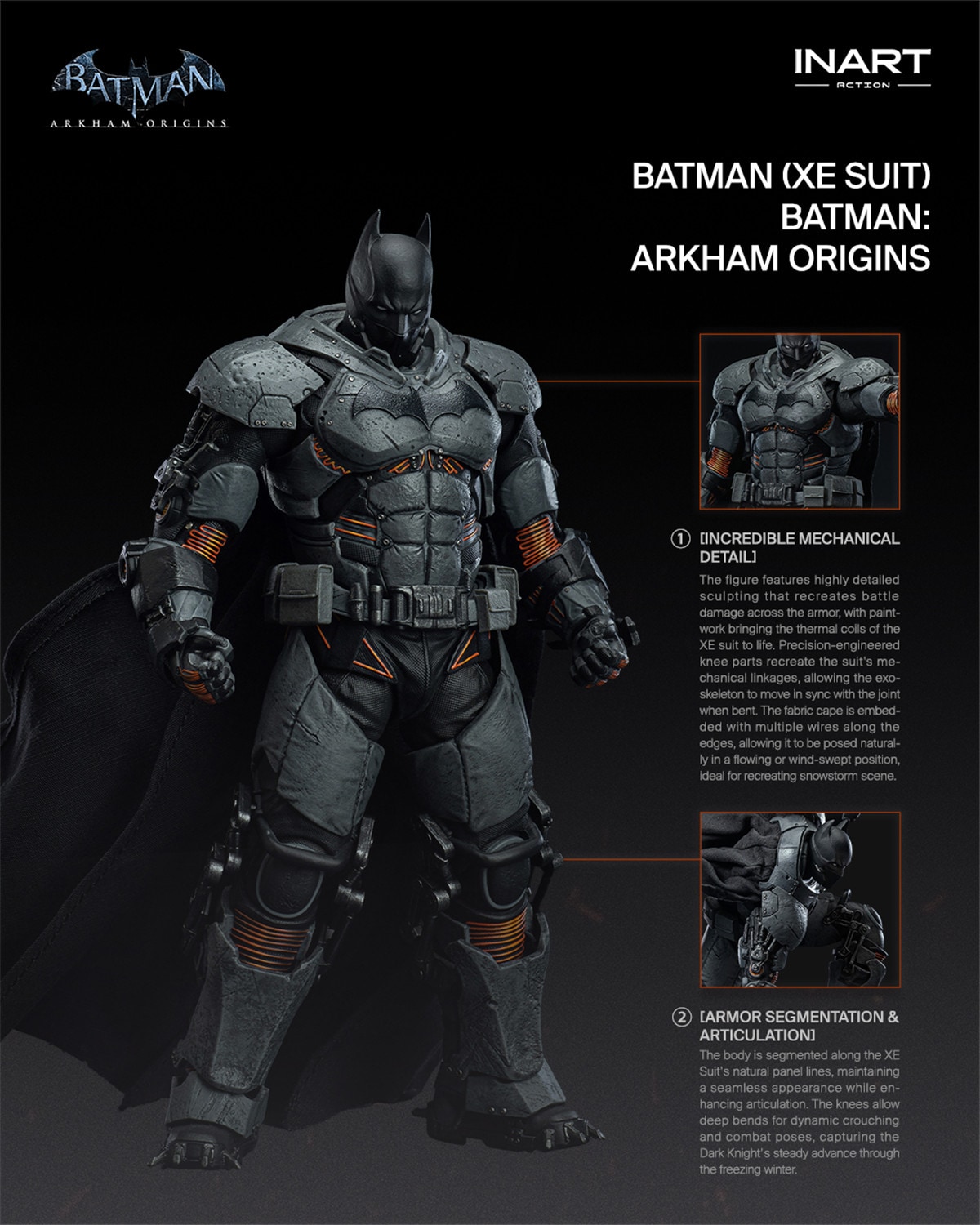 予約 INART Action 『バットマン：アーカム・ビギンズ』バットマン（XE