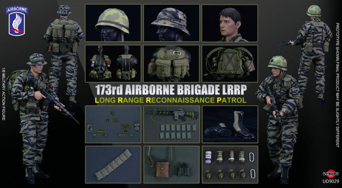 ミリタリー 1/6 LRRP UJINDOU 1/6 US Army LRRP in Vietnam 未開封新品 UD9029 ベトナム戦争