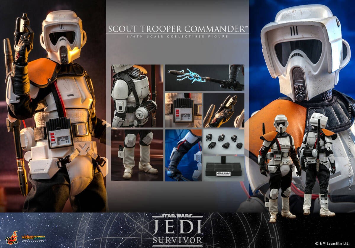 ホットトイズ 1/6 スター・ウォーズ ジェダイ：サバイバー スカウト