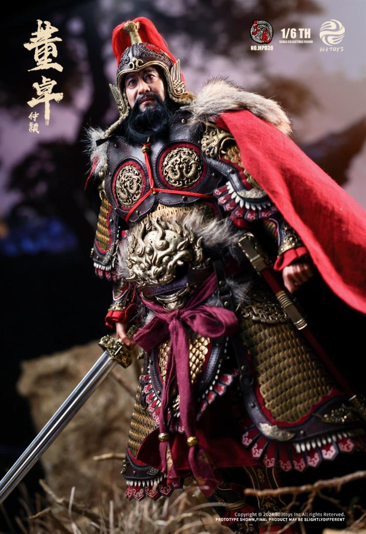 303TOYS 1/6 『三国志シリーズ』董卓 仲穎 純銅スタンダード.Ver MP039