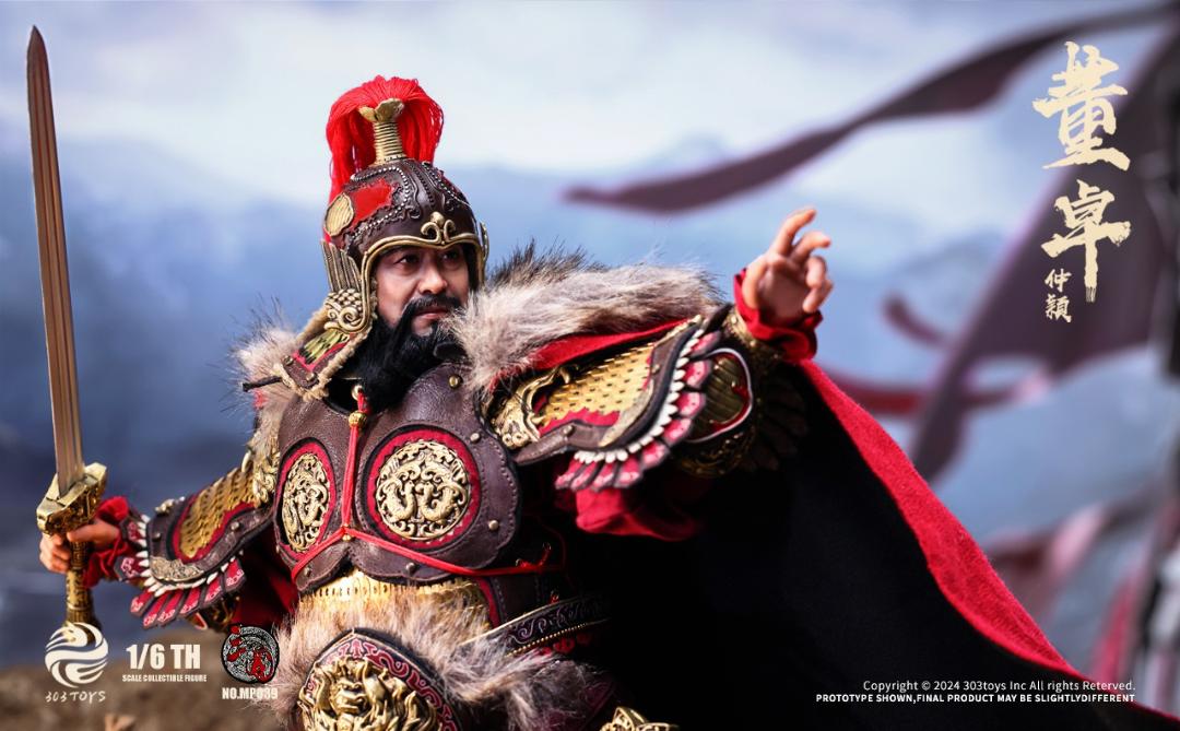 303TOYS 1/6 『三国志シリーズ』董卓 仲穎 純銅スタンダード.Ver MP039