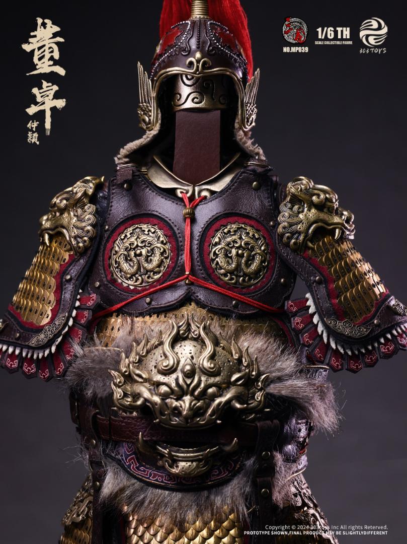 303TOYS 1/6 『三国志シリーズ』董卓 仲穎 純銅スタンダード.Ver MP039