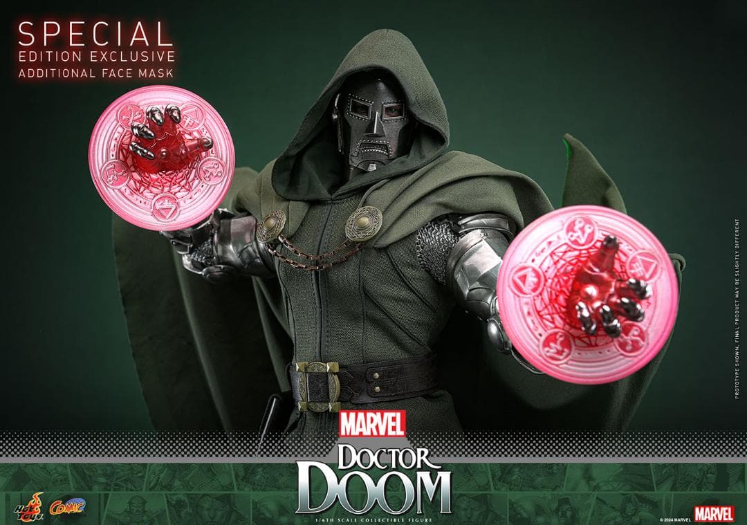 ホットトイズコミックマスターピース ドクタードゥームトイサピエンス限定ボーナス付 ホットトイズ 1/6 『マーベル・コミック』 ドクター・ドゥーム