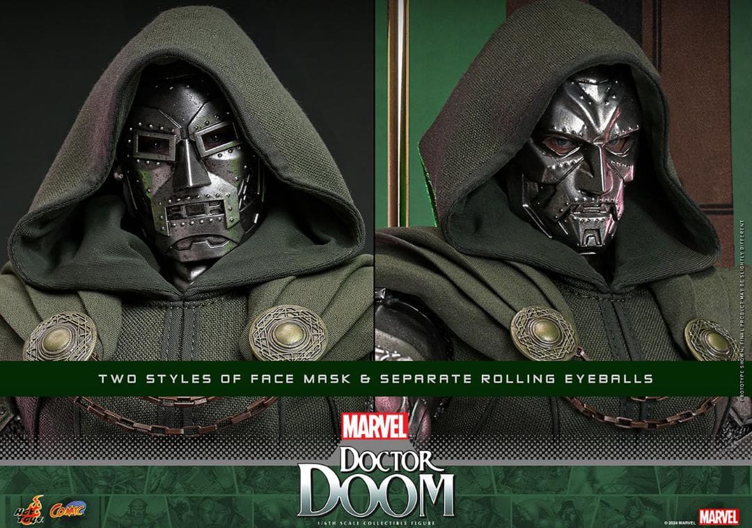 ホットトイズコミックマスターピース ドクタードゥームトイサピエンス限定ボーナス付 コミック・マスターピース】『マーベル・コミック』1/6スケール