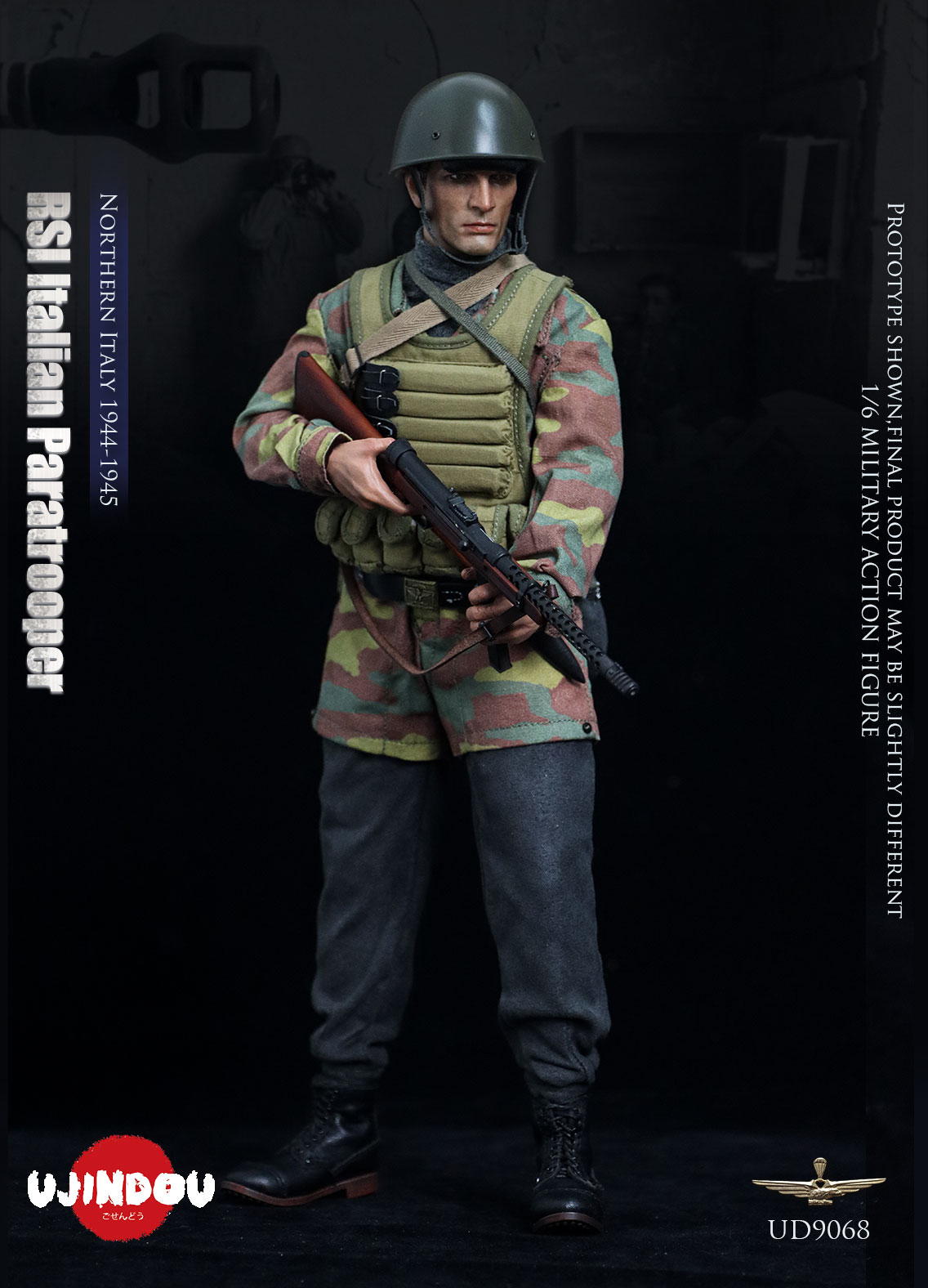 予約 UJINDOU 1/6 RSI イタリア空挺兵 北イタリア 1944-1945 UD9068