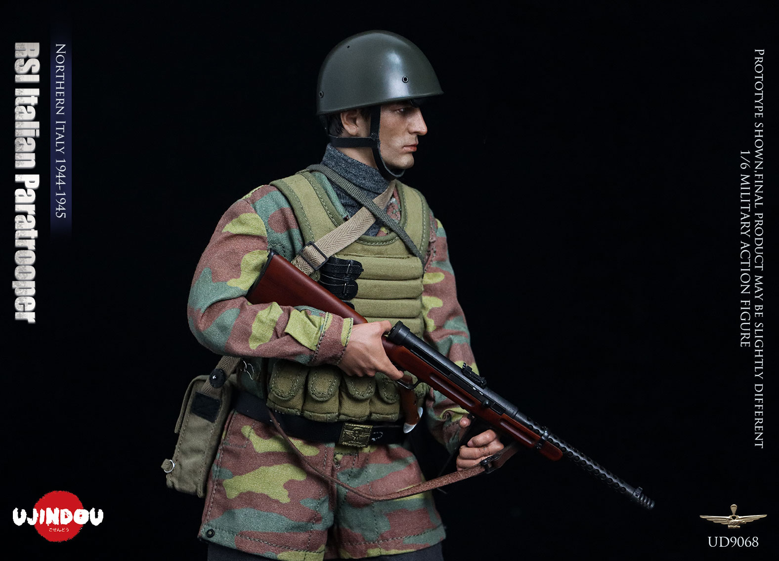 予約 UJINDOU 1/6 RSI イタリア空挺兵 北イタリア 1944-1945 UD9068