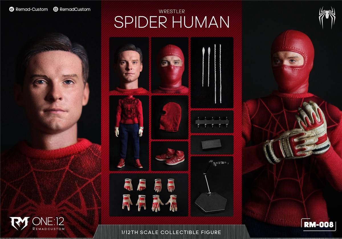 Remad Custom Studio 1/12アクションフィギュアRM-008 Remad Custom 1/12 スパイダー ヒューマン RM-008 Spider Human Action