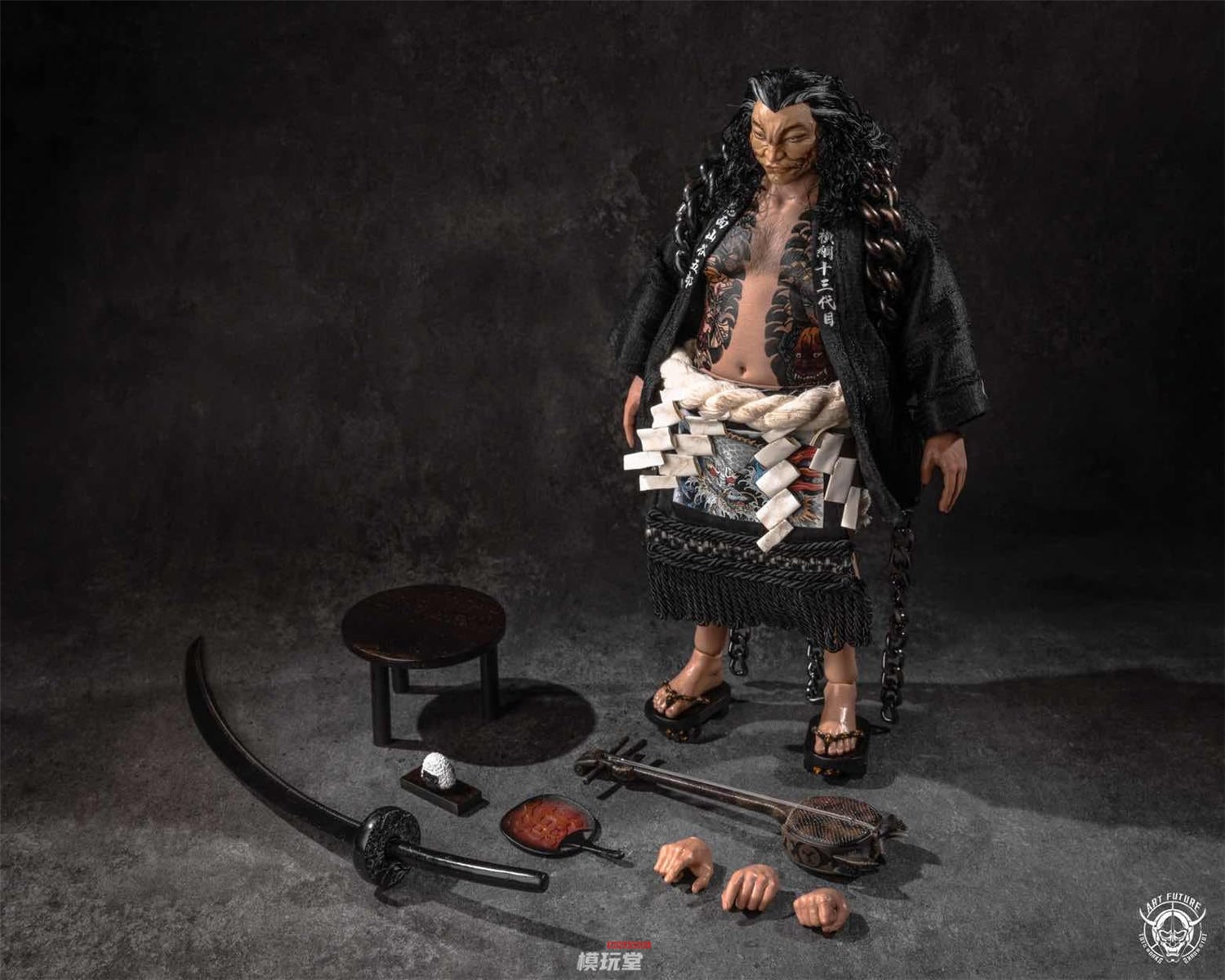 予約 Art Future 1/6 鬼面山谷五郎 横綱十三代目 通常.Ver / 植毛.Ver