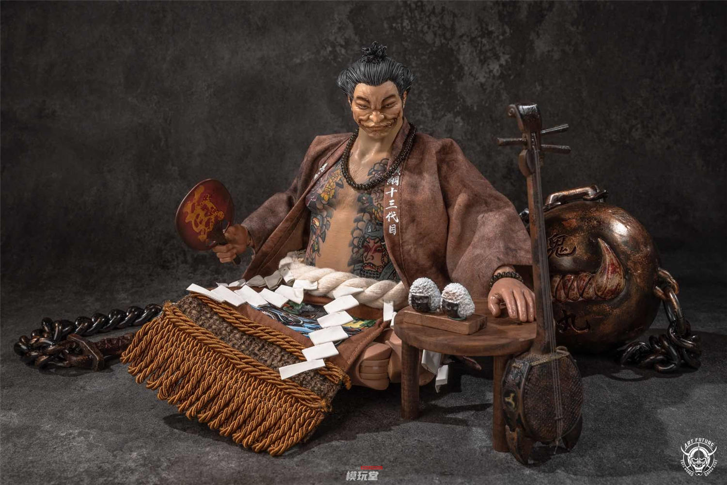 予約 Art Future 1/6 鬼面山谷五郎 横綱十三代目 通常.Ver / 植毛.Ver