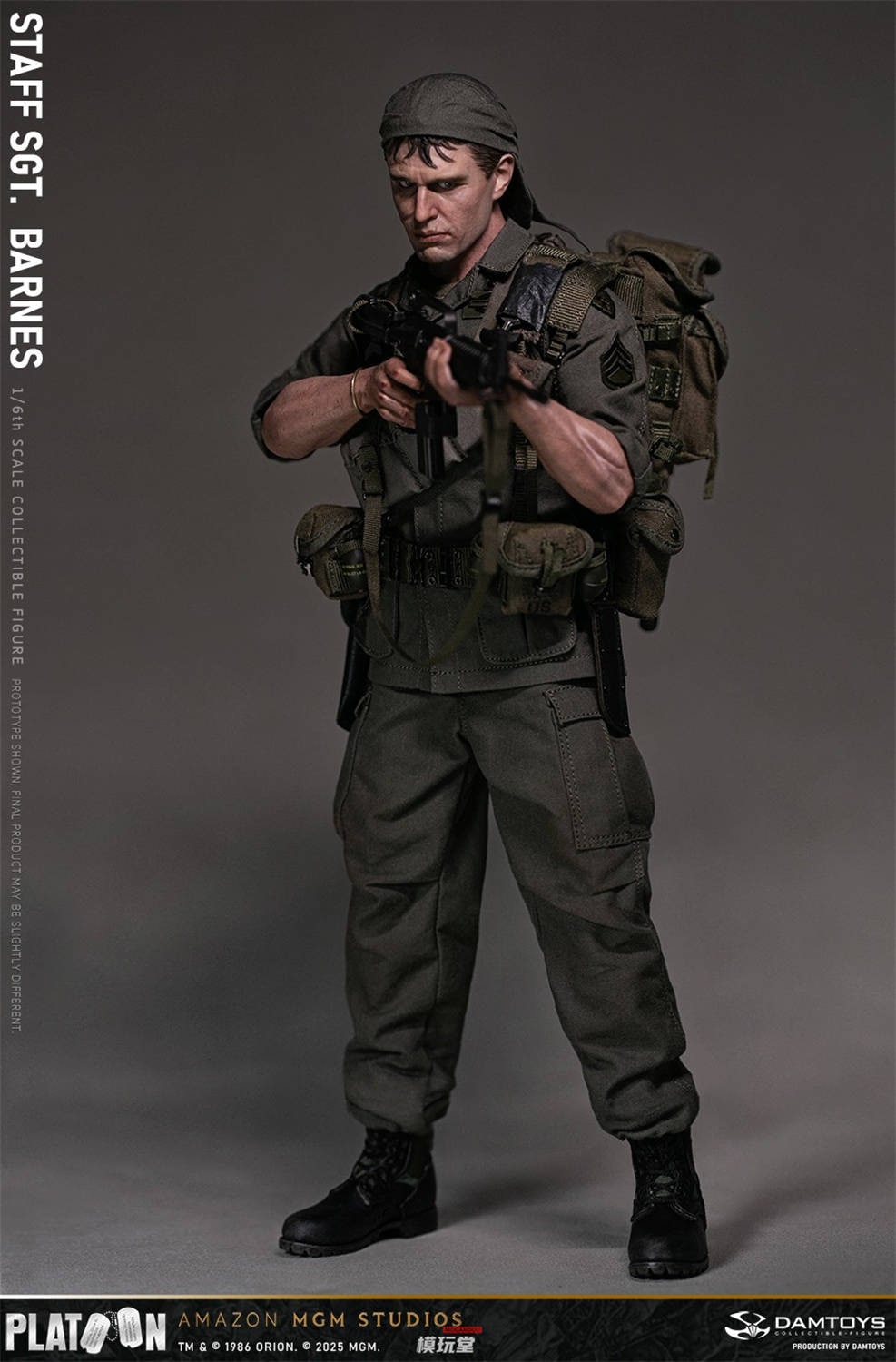 予約 DAMTOYS 1/6 『プラトーン』 バーンズ 2等軍曹 DMS045 Platoon