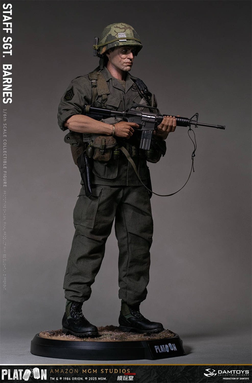 予約 DAMTOYS 1/6 『プラトーン』 バーンズ 2等軍曹 DMS045 Platoon