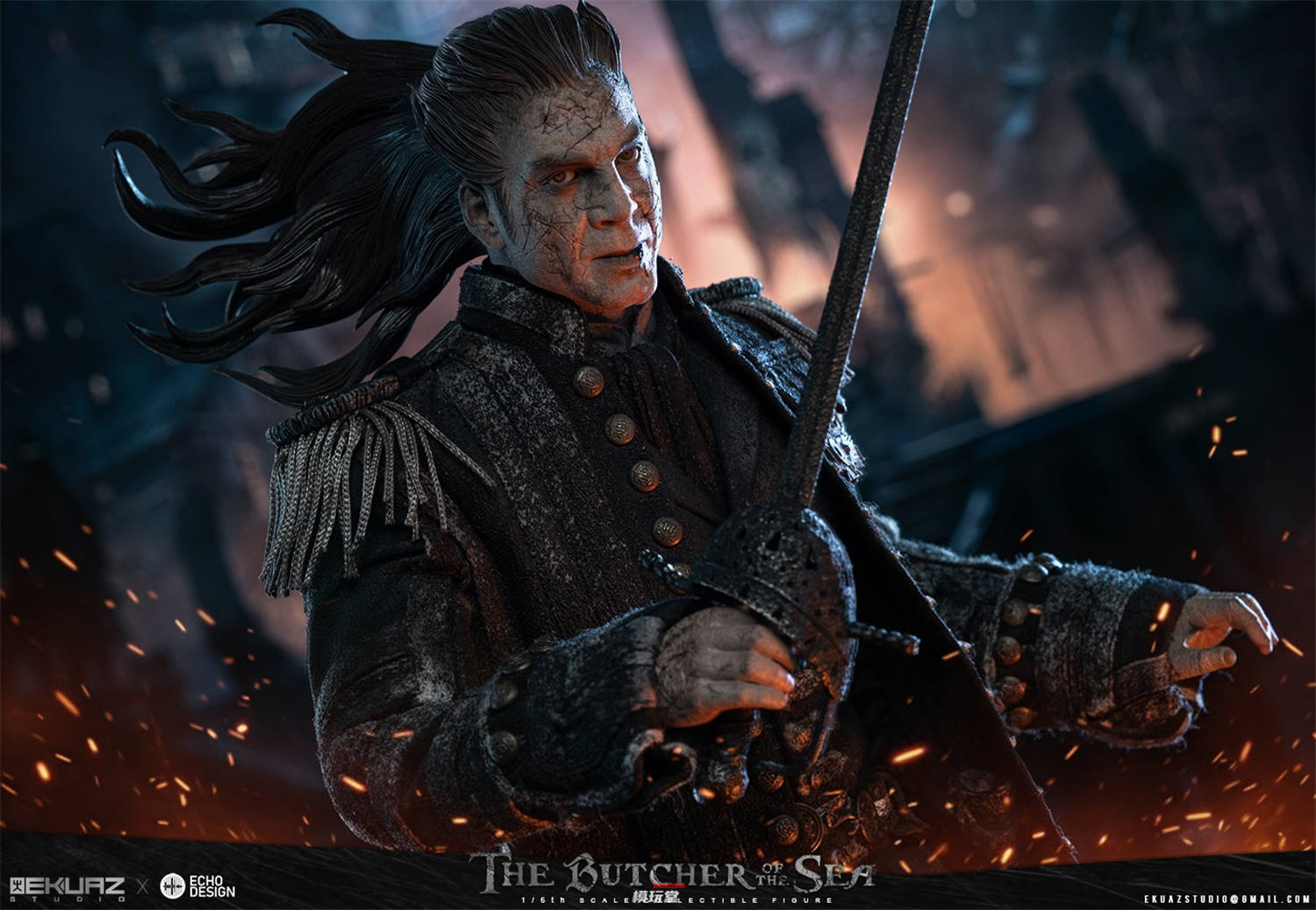 予約 EKUAZ STUDIO x ECHO DESIGN 1/6 ザ・ブッチャー・オブ・ザ・シー