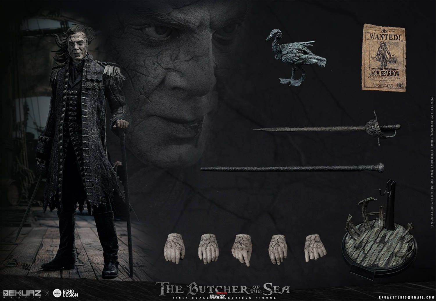 予約 EKUAZ STUDIO x ECHO DESIGN 1/6 ザ・ブッチャー・オブ・ザ・シー