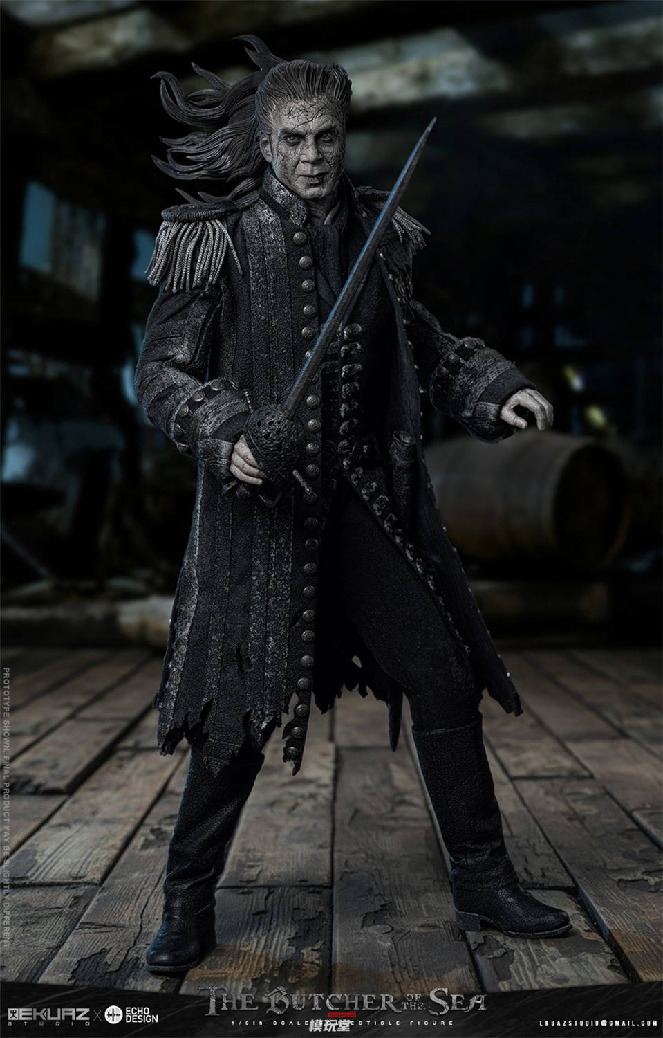 予約 EKUAZ STUDIO x ECHO DESIGN 1/6 ザ・ブッチャー・オブ・ザ・シー