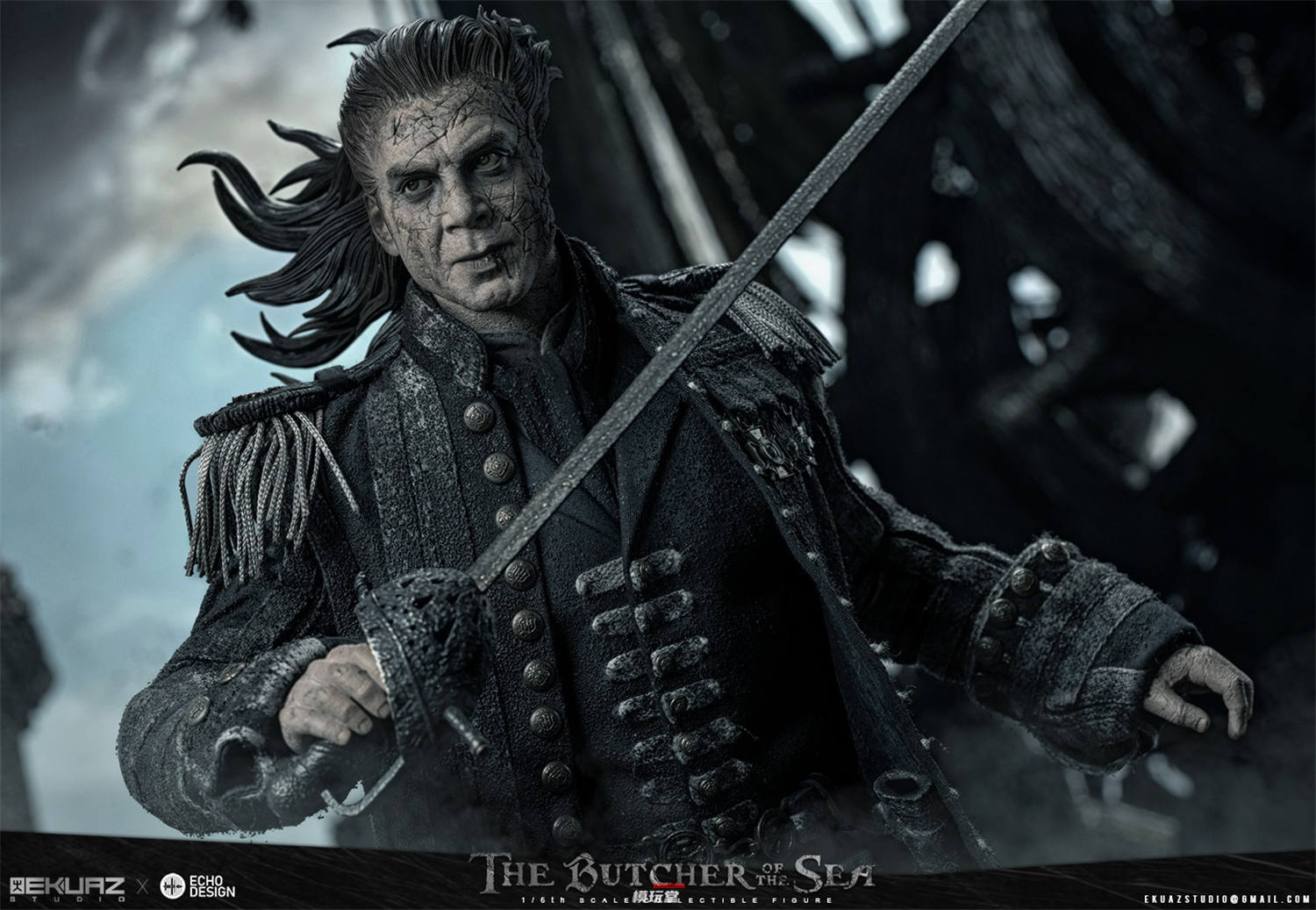 予約 EKUAZ STUDIO x ECHO DESIGN 1/6 ザ・ブッチャー・オブ・ザ・シー
