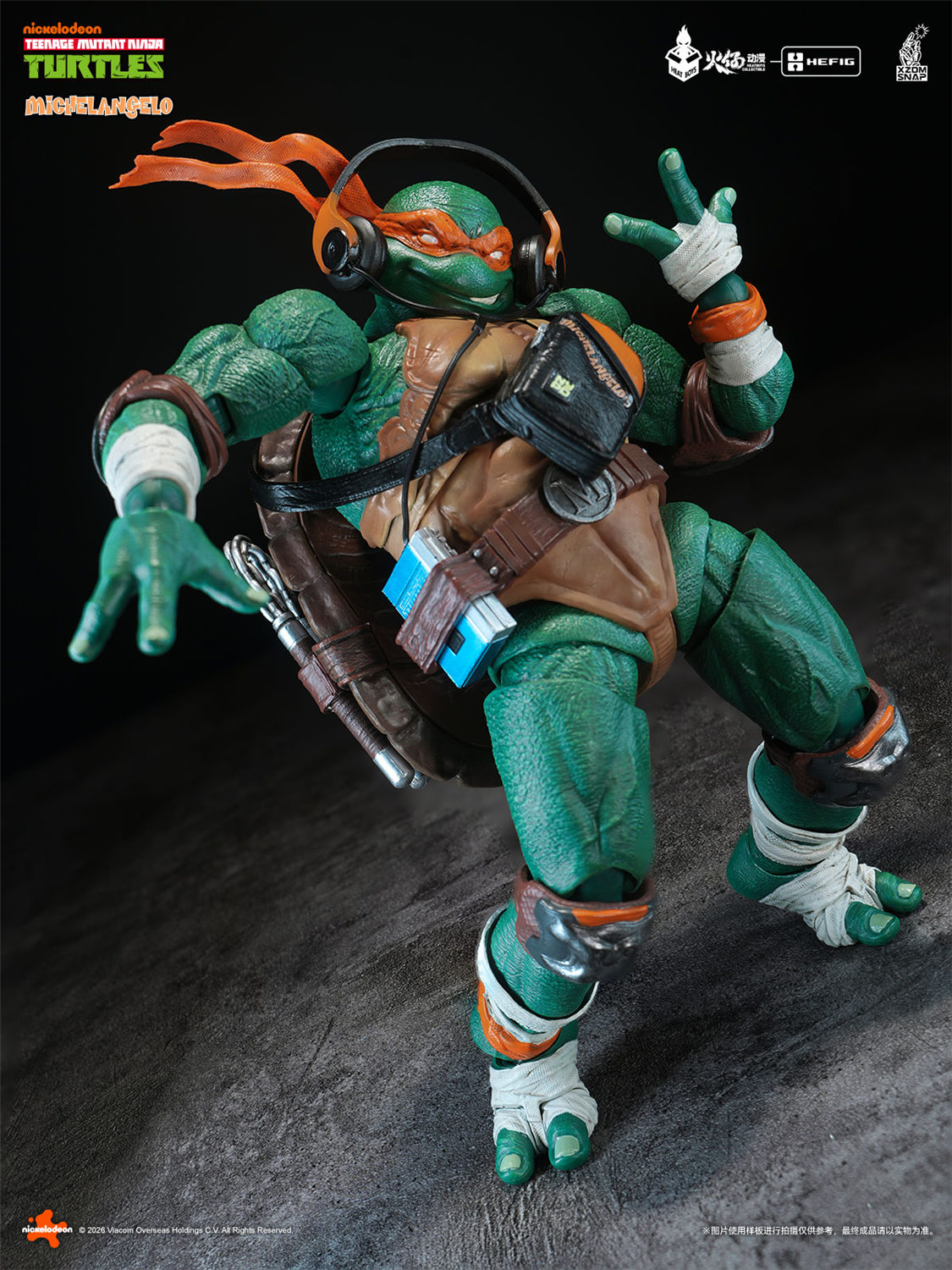 激レア 箱付き未開封 　ミュータントタートルズ　トロール ミケランジェロ 予約 HEATBOYS 『ミュータント・タートルズ』 ミケランジェロ 通常版