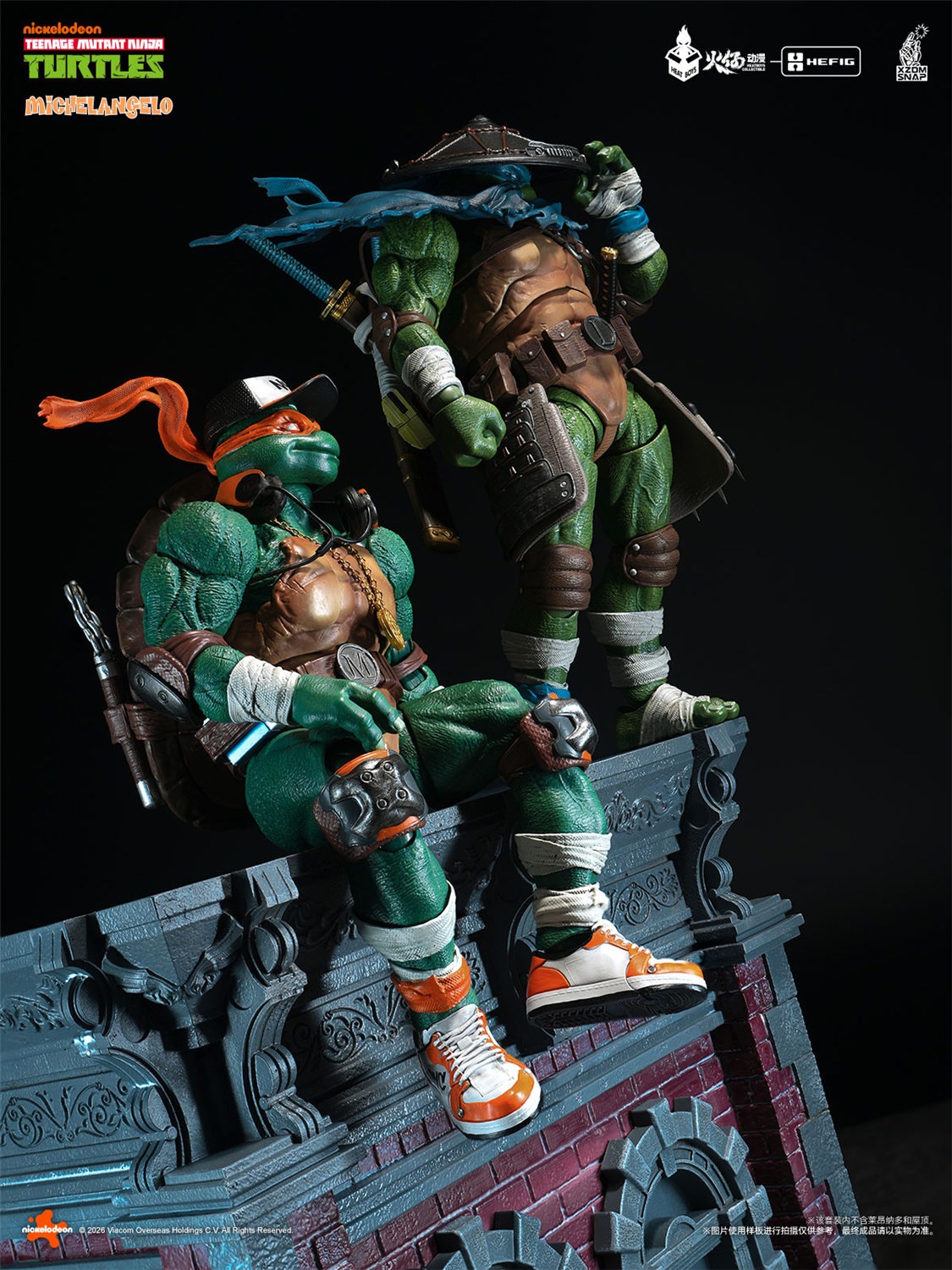 激レア 箱付き未開封 　ミュータントタートルズ　トロール ミケランジェロ 予約 HEATBOYS 『ミュータント・タートルズ』 ミケランジェロ 通常版