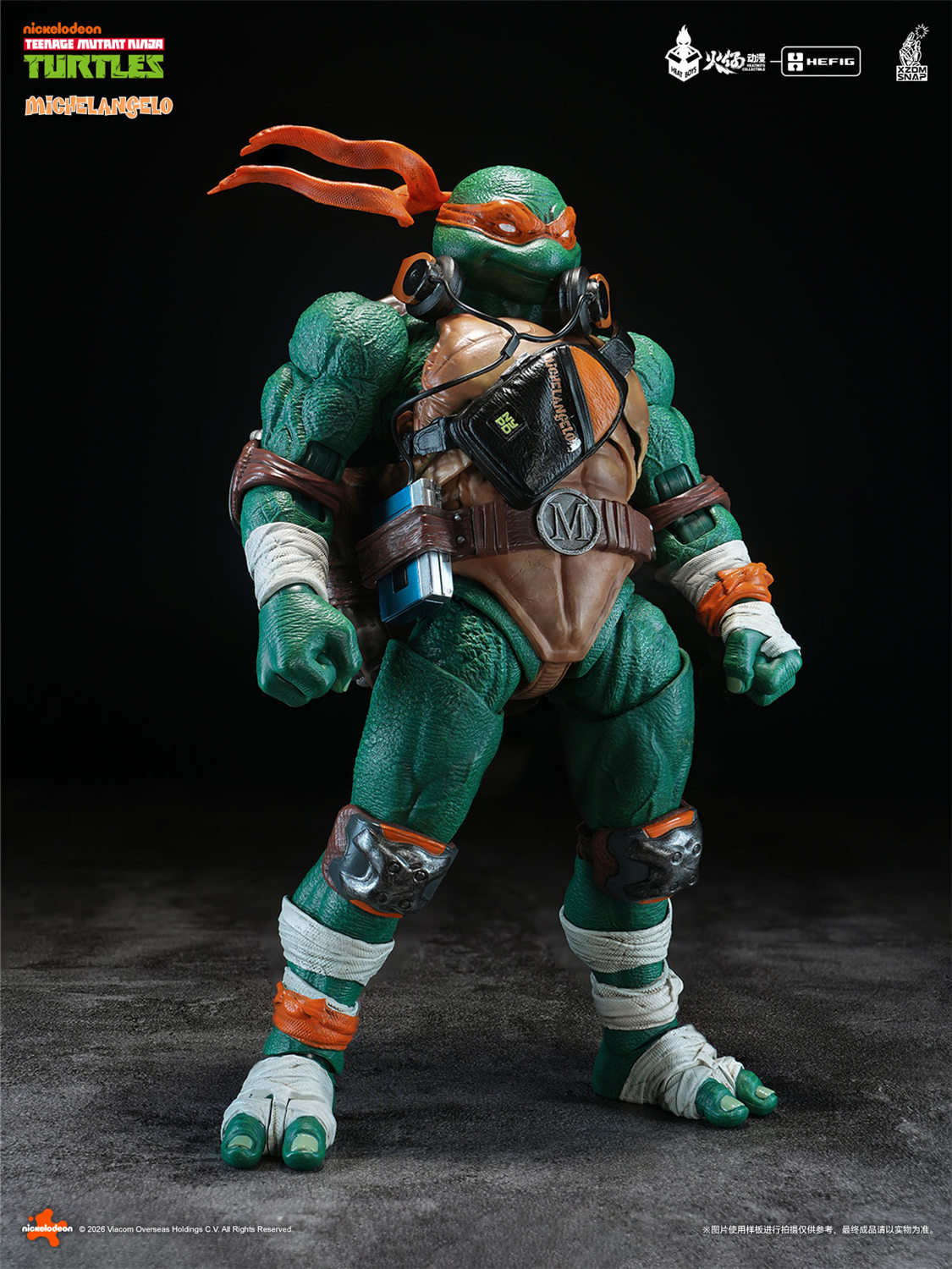 HEATBOYS HB0014 ニンジャタートルズ ミケランジェロ フィギュア 予約 HEATBOYS 『ミュータント・タートルズ』 ミケランジェロ 通常版
