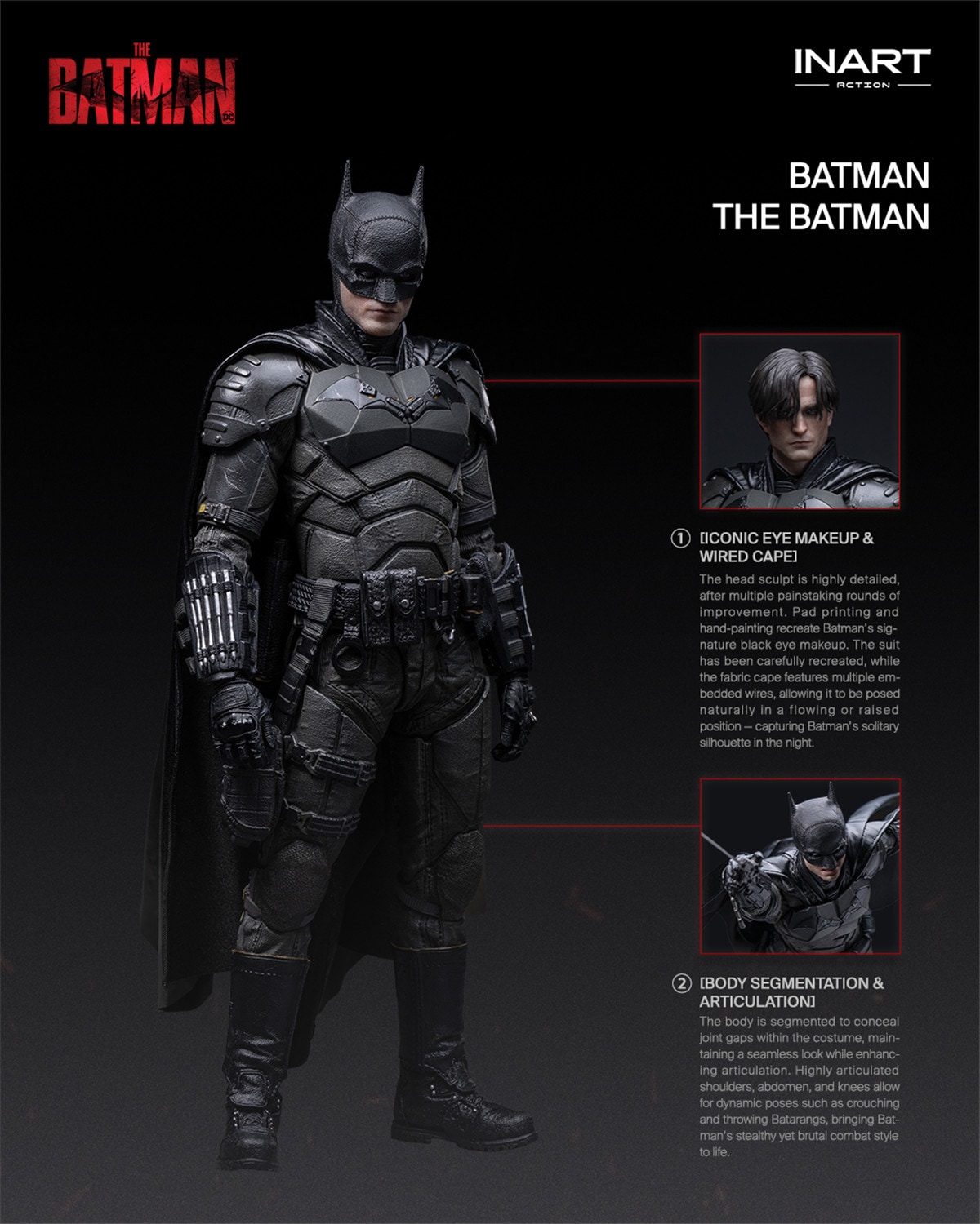 予約 INART Action 『 THE BATMAN - ザ・バットマン - 』 バットマン