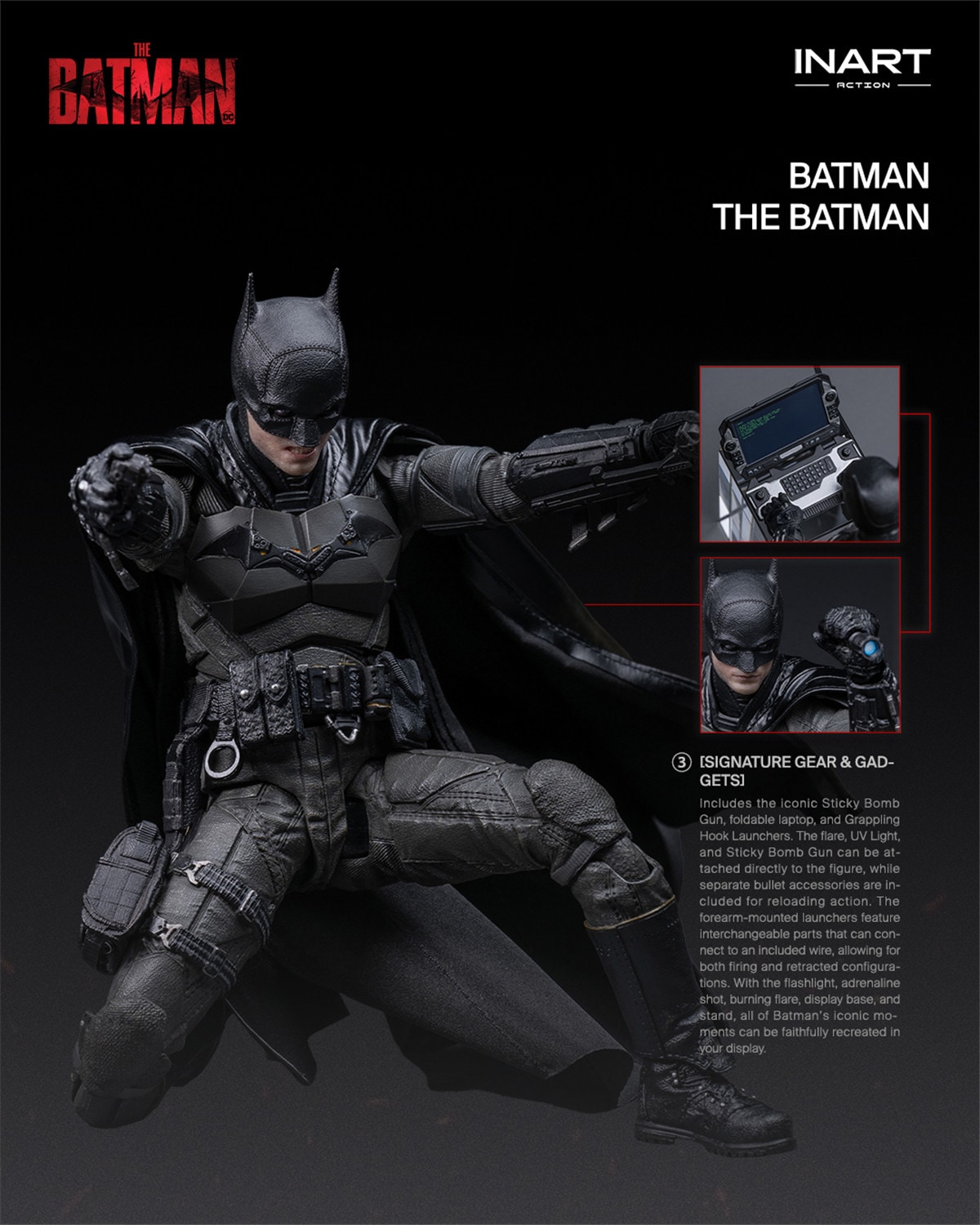 予約 INART Action 『 THE BATMAN - ザ・バットマン - 』 バットマン