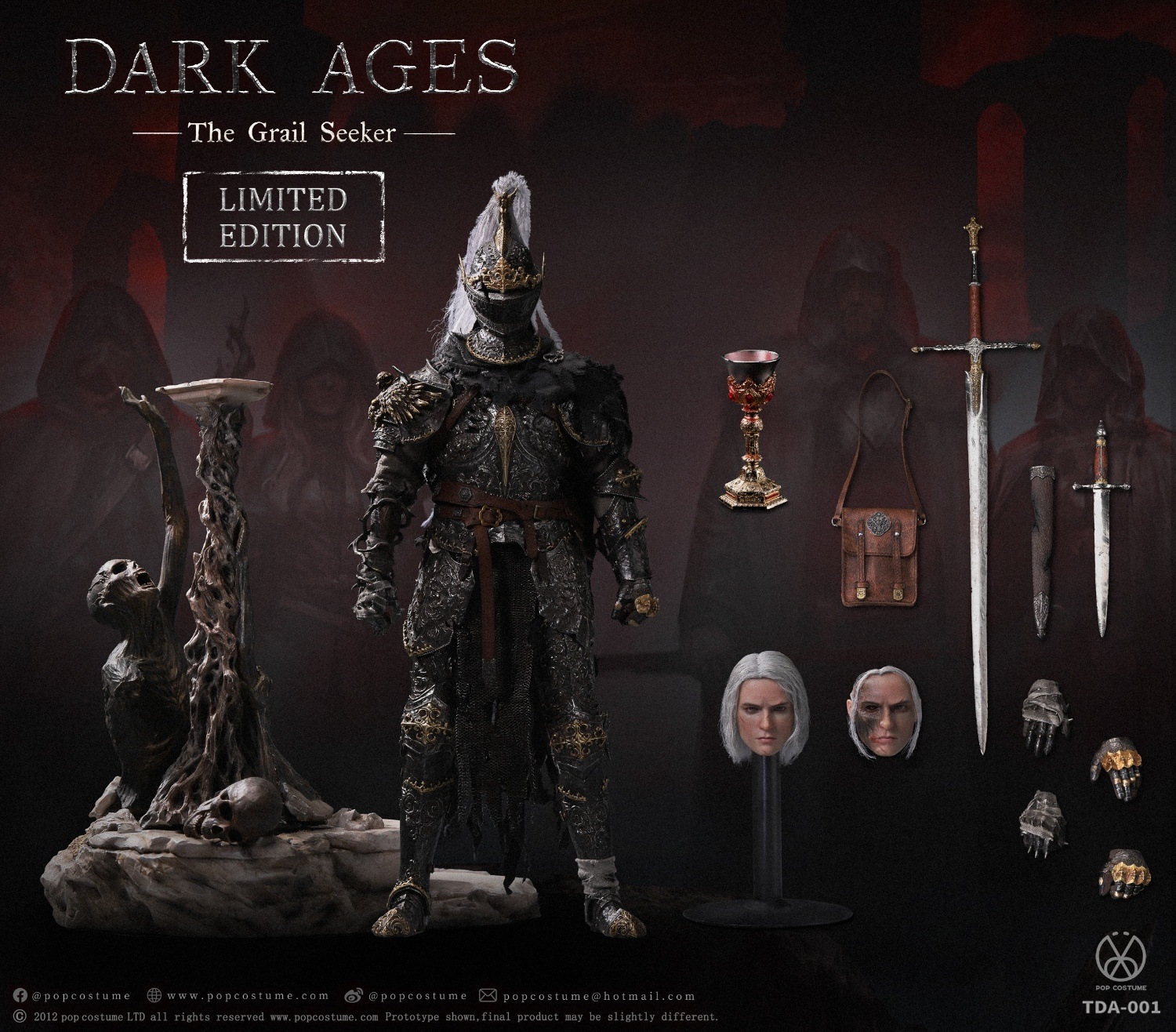 POP COSTUME 1/6 ダークナイト ガラハッド リミテッド限定版 TDA001