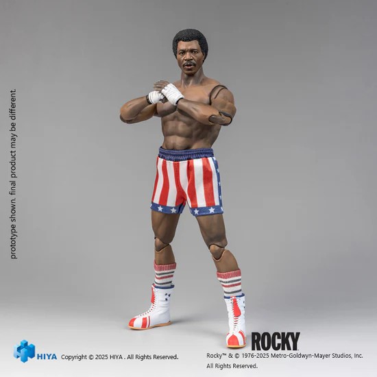 未開封◆ロッキーバルボア アポロクリード フィギュア 2点セット 予約 HIYA 1/12 『ロッキー』 アポロ・クリード ESR0171