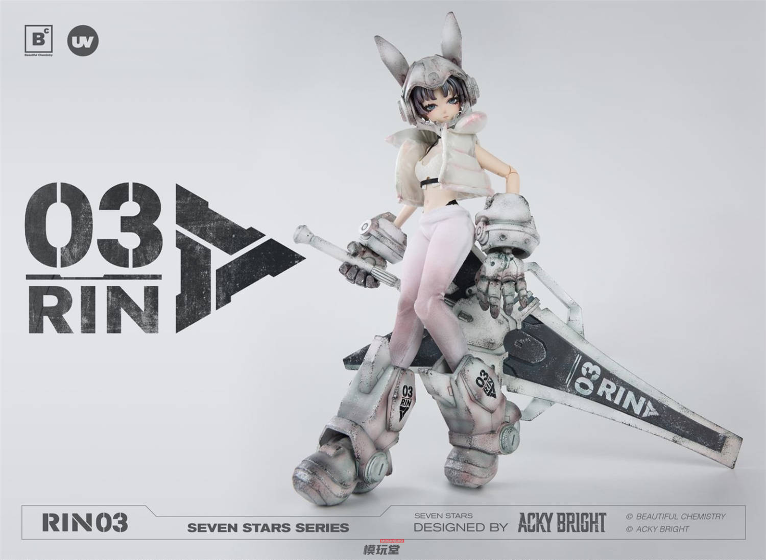 予約 Beautiful Chemistry × Acky Bright 1/6 Seven Stars シリーズ 03