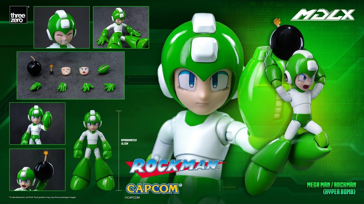 予約 threezero MDLX 『ロックマン』 ロックマン（ハイパーボム