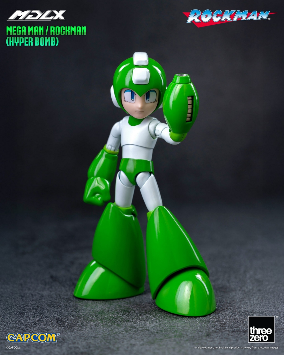 食玩 ロックマンファイトROCKMAN FIGHT 箱付セット③ 予約 threezero MDLX 『ロックマン』 ロックマン（ハイパーボム