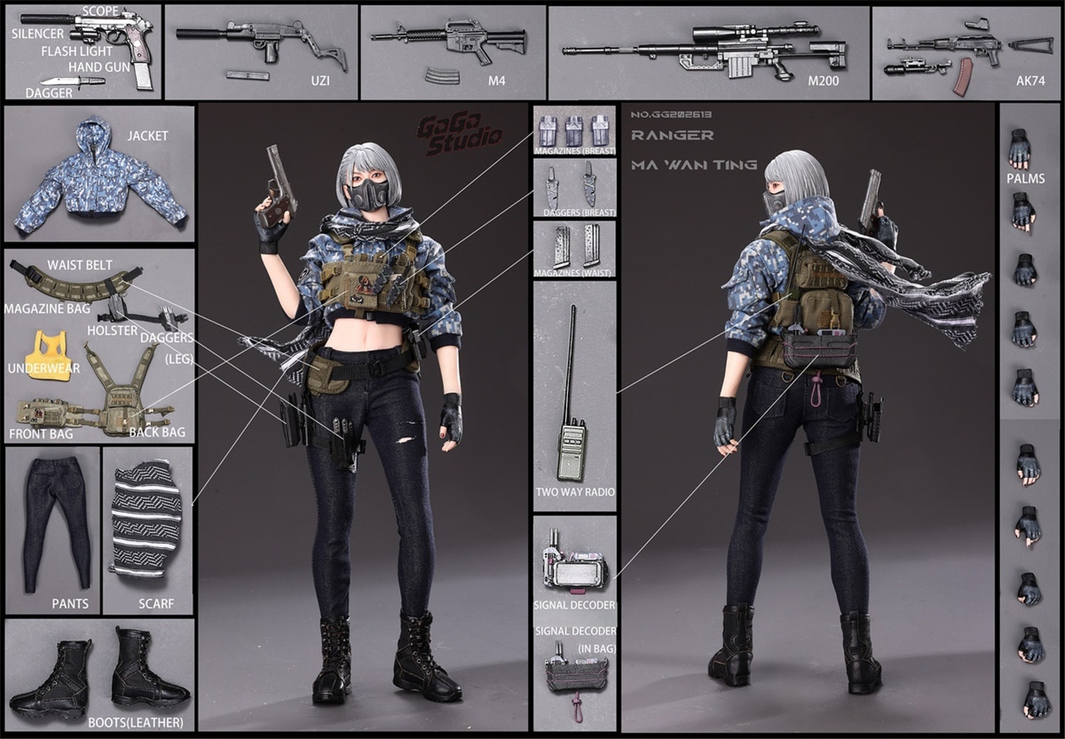 予約 GaGa Studio 1/6 レンジャー マー・ワンティン GG202613 Ranger