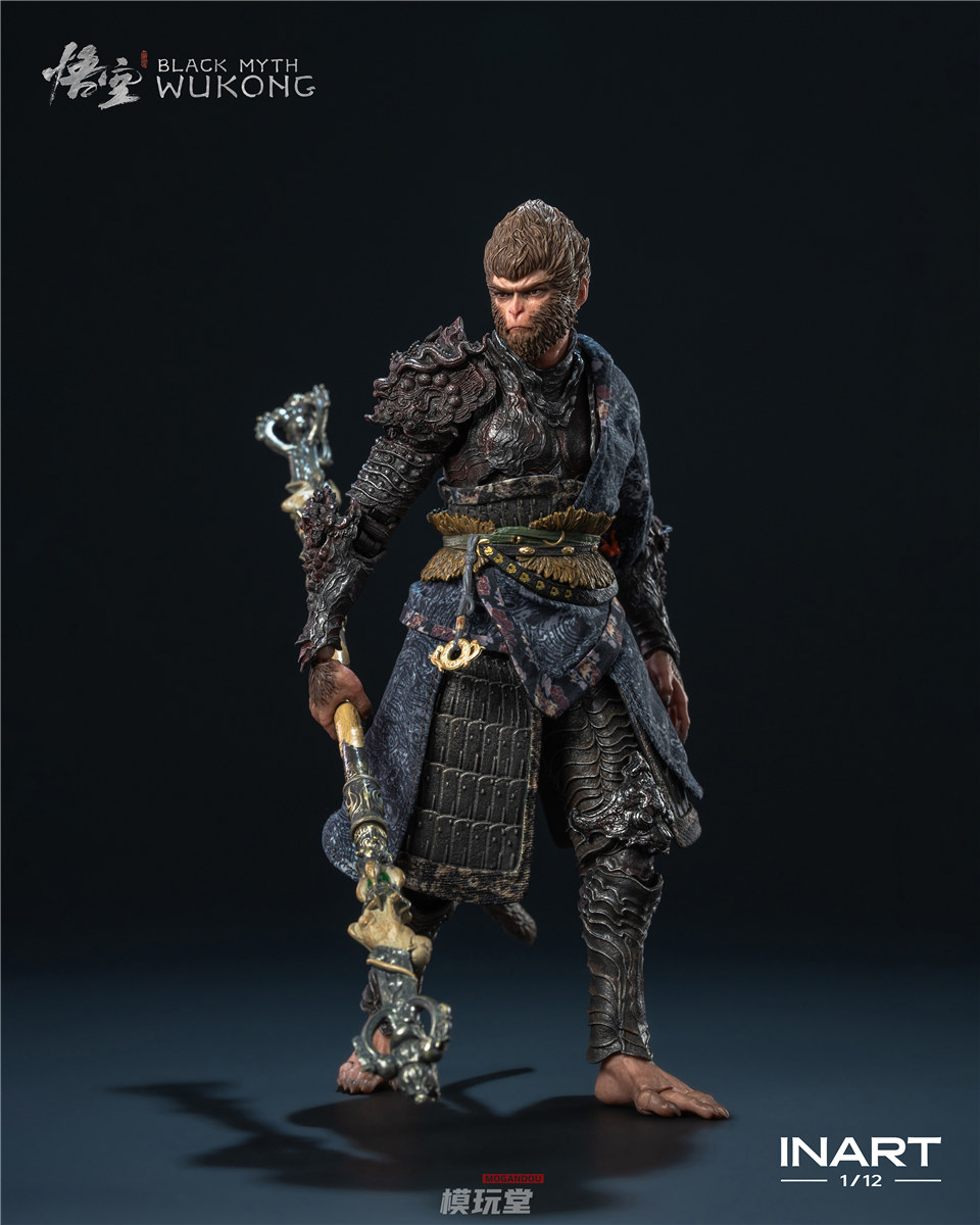 黒神話　悟空　wukong　天命人　inart　ホットトイズ　1/6　フィギュア INART 1/6 黒神話: 悟空 天命人 ゴールドアーマー.Ver Black