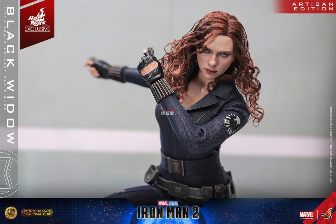 ホットトイズ 1/6 アイアンマン 2 ブラック・ウィドウ