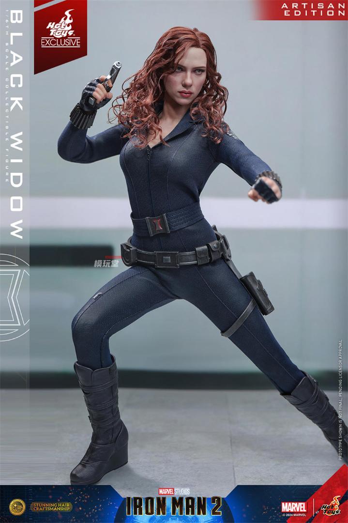 ホットトイズ 1/6 アイアンマン 2 ブラック・ウィドウ
