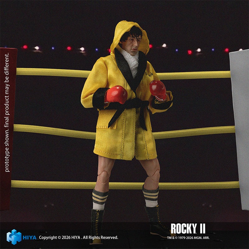 ボクシング ロッキーのフィギア 予約 HIYA 1/12 『ロッキー2』 ロッキー ボクサー版 ESR0176 Exquisite