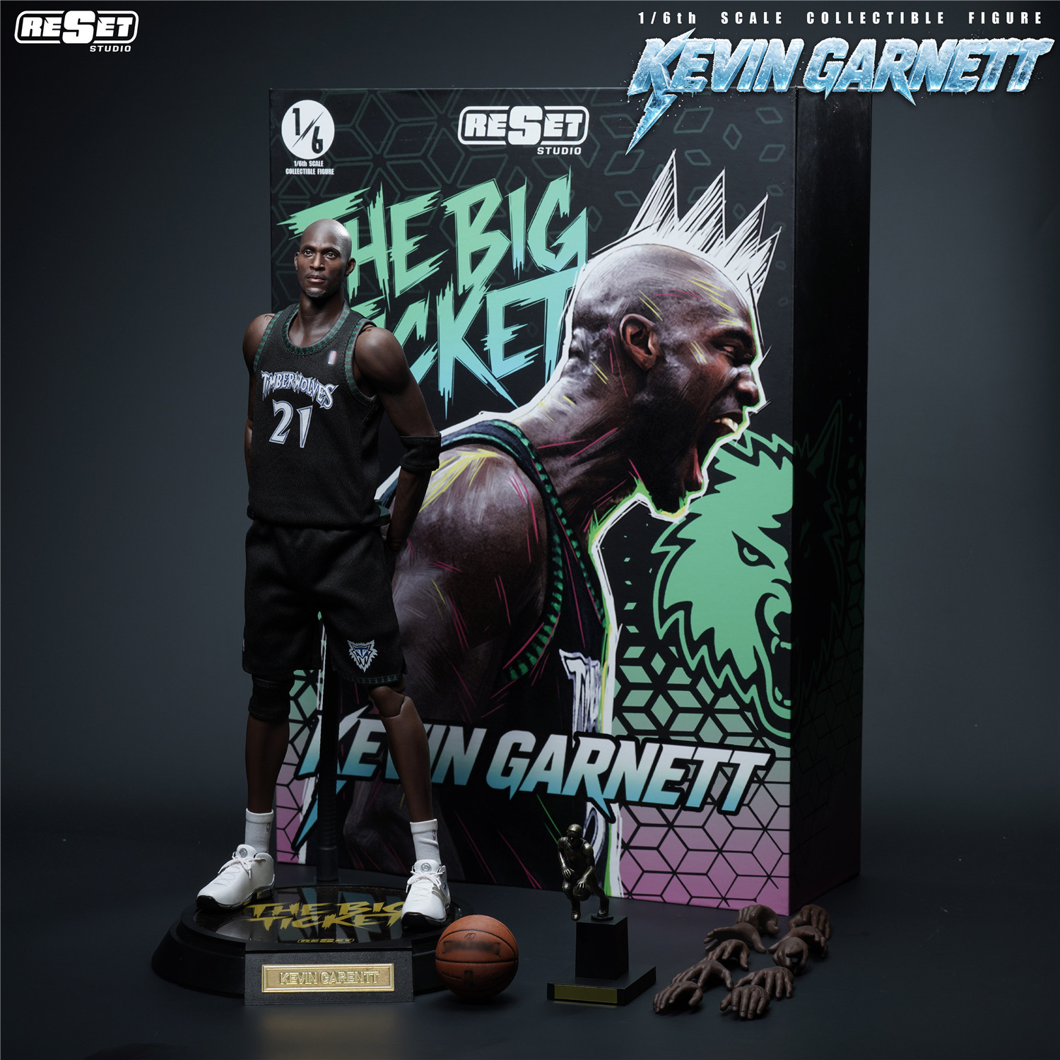 予約 ResetStudio 1/6 ミネソタ・ティンバーウルブズ MVP ガーネット