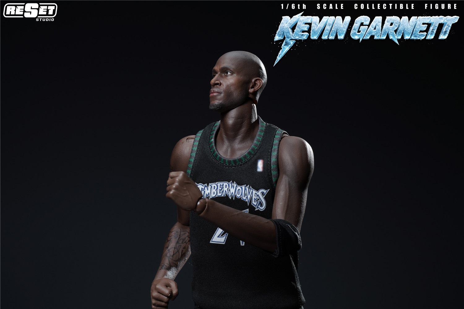 NBA ケビンガーネットフリースロー アクションフィギュア 予約 ResetStudio 1/6 ミネソタ・ティンバーウルブズ MVP ガーネット