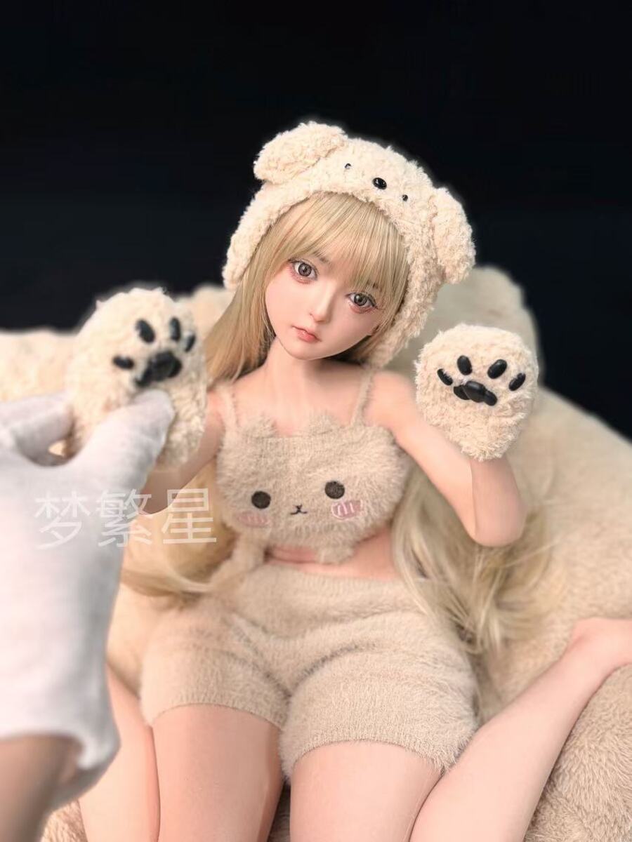 予約 Dream stars 梦繁星 1/3 人形少女 A.Ver 高さは65cm 全身プラチナ