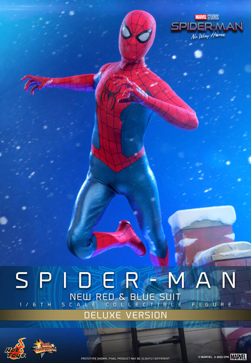 ホットトイズ 1/6 スパイダーマン ニュー・レッド＆ブルースーツ