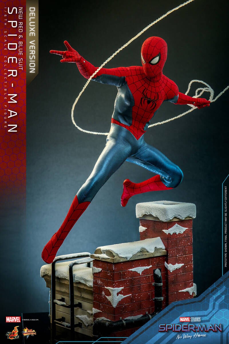 ホットトイズ 1/6 スパイダーマン ニュー・レッド＆ブルースーツ
