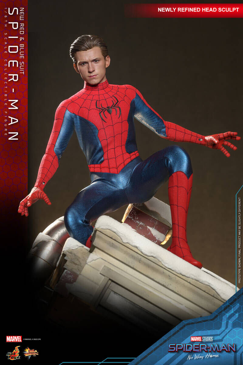 ホットトイズ 1/6 スパイダーマン ニュー・レッド＆ブルースーツ
