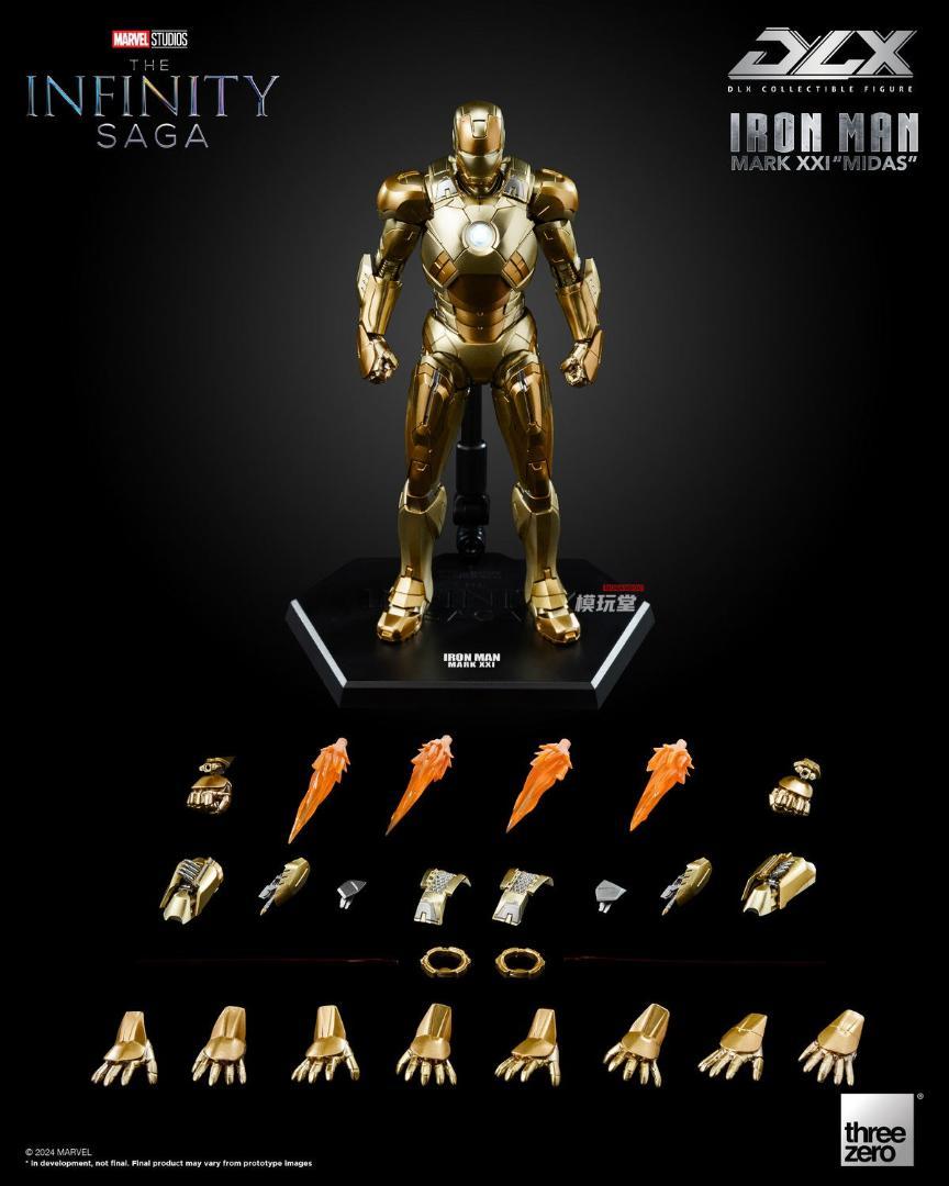 threezero DLX アイアンマン マーク21 ミダス 未開封新品 3Z0830 Iron