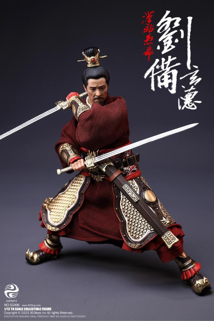 劉備玄徳 303TOYS 1/12 『三国志』 劉備 玄徳 豪華.Ver 戦馬 的盧 付き SG006-B