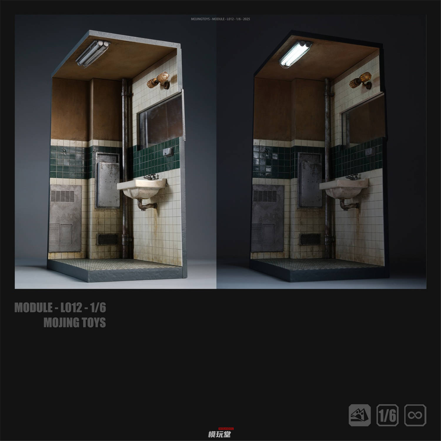 予約 mOjingToys 1/6 『モジュール シリーズ』 ジョーカー バスルーム