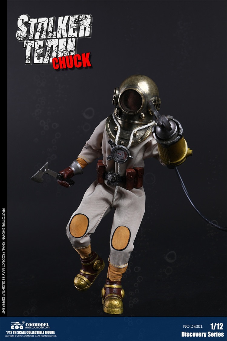 COOMODEL1/12ストーカー チーム 3体セット 純銅.Ver DS004 COOMODEL 1/12 ストーカー チーム チャック 純銅.Ver 未開封新品 DS001